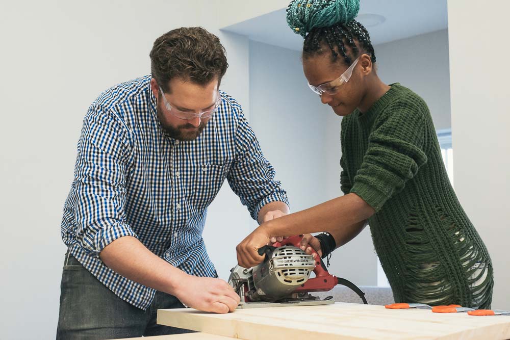 Building a boat out of recycled materials