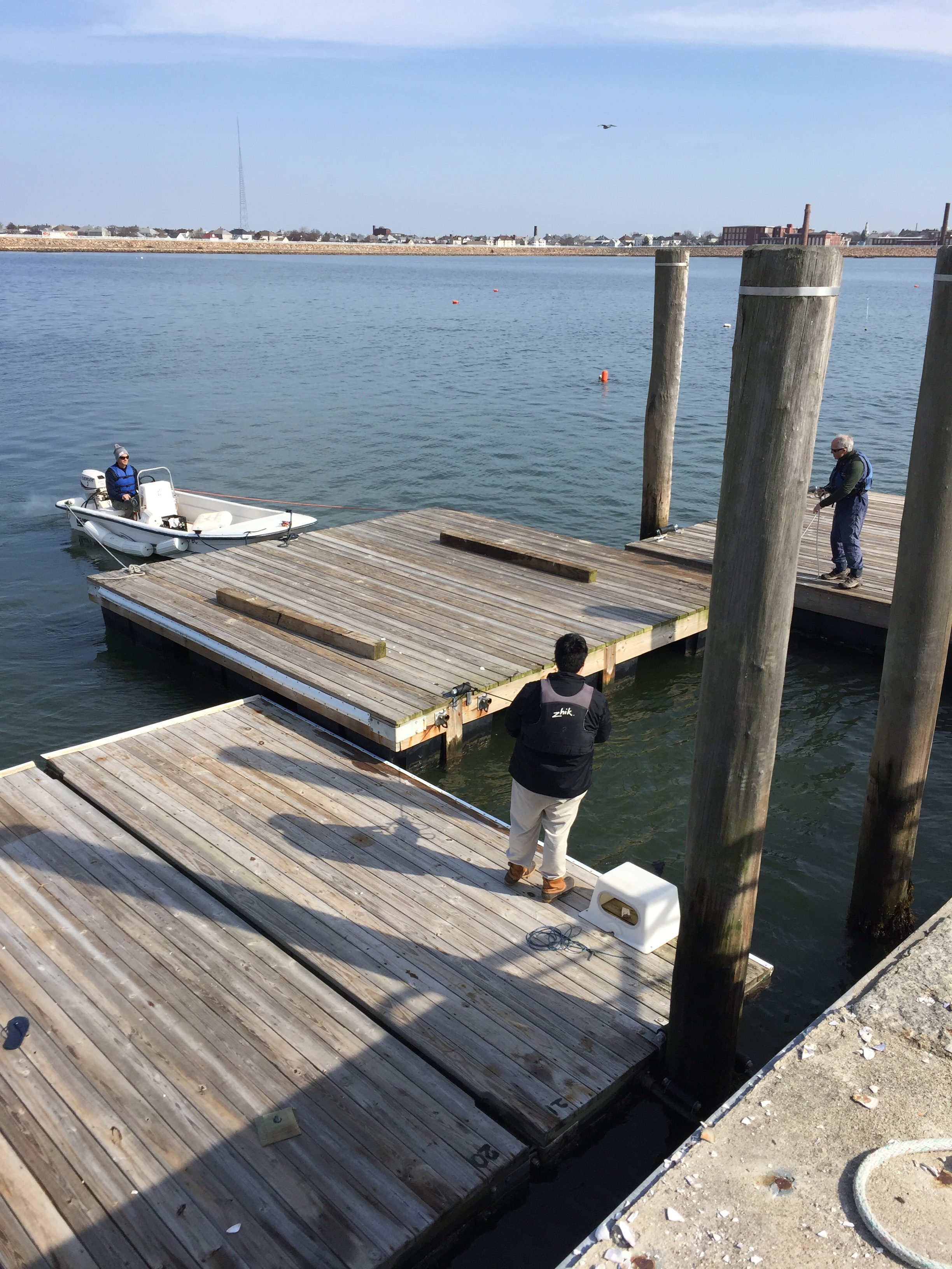 Aligning the launched docks 2018