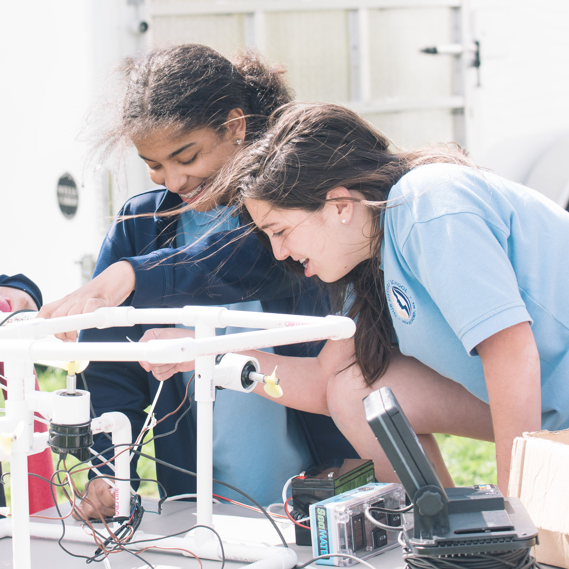 Our Sisters School building ROVs