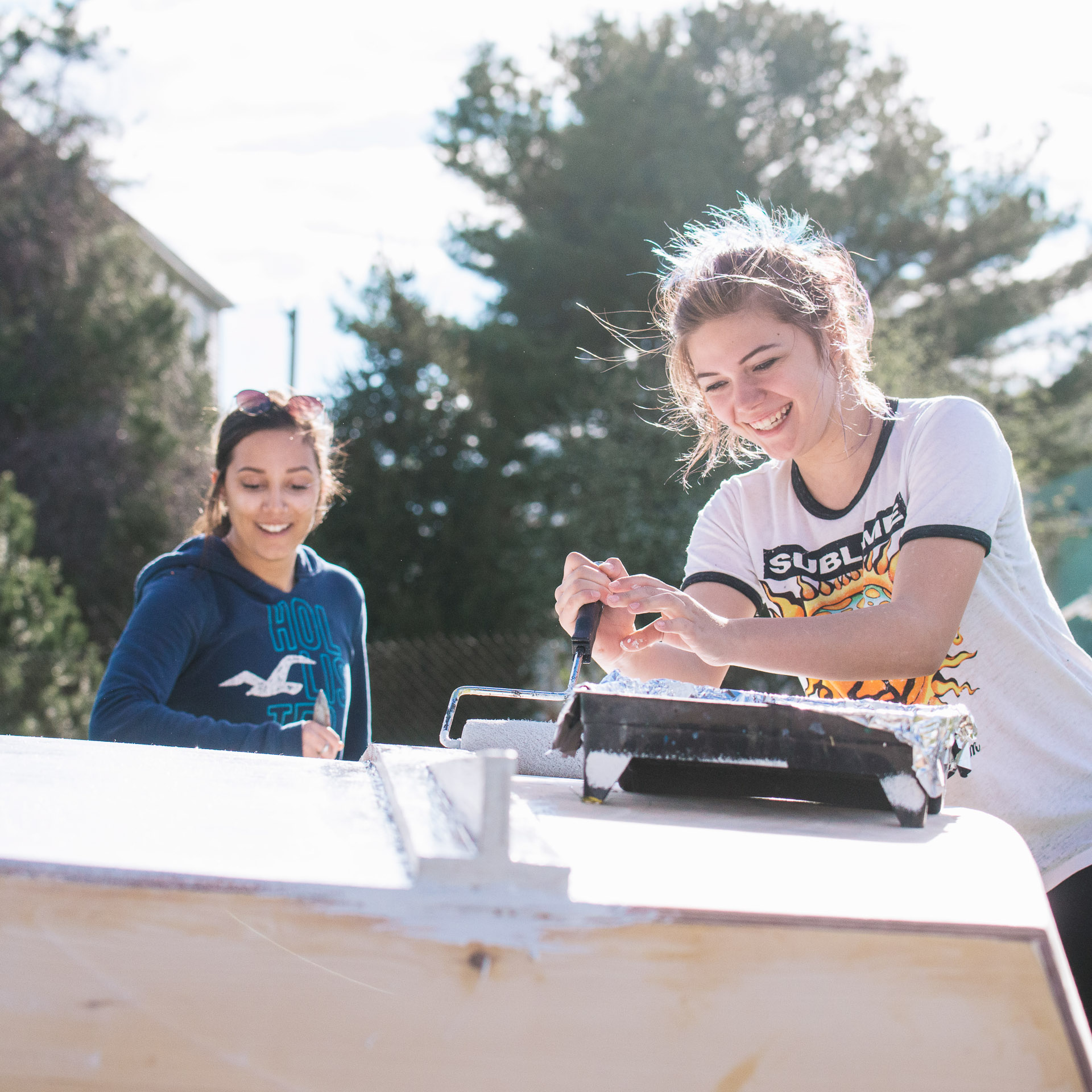 Painting a Bevin Skiff