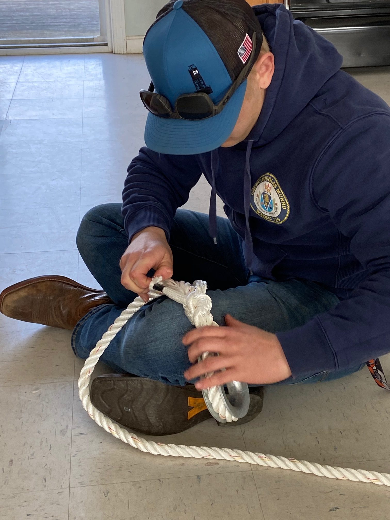 Splicing up rope