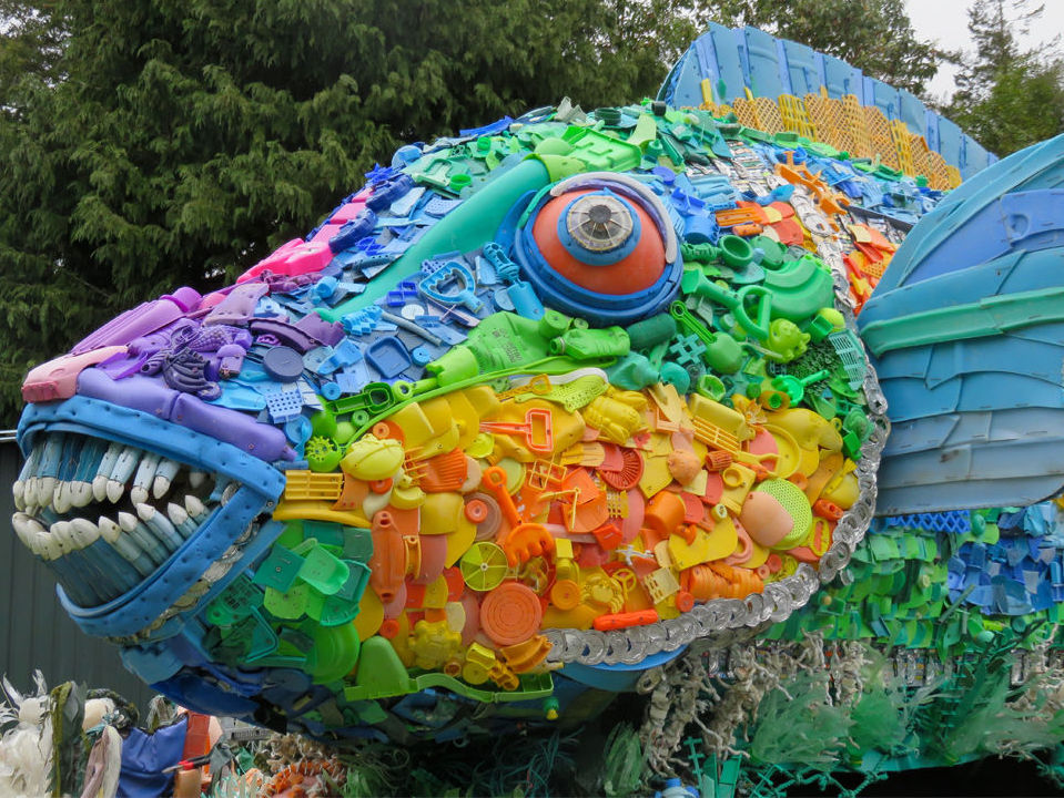 marine debris art