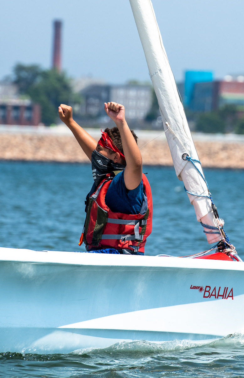 Sailing on a Bahia Bow